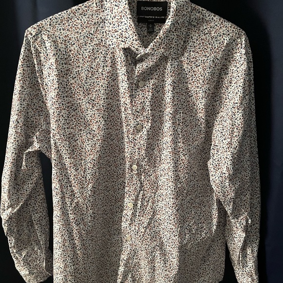 Bonobos Jetsetter Men's Floral Shirt - Slim Fit Size 16x32 - Picture 2 of 6